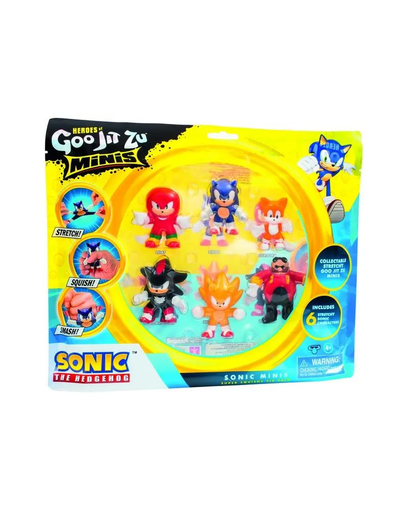 GOOJITZU SONIC MINI PACK DE 6