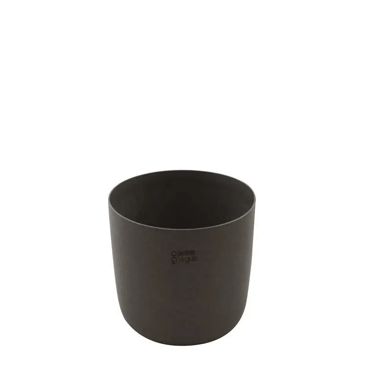 Bloempot Point-Virgule zwart D15.5cm H13.6cm