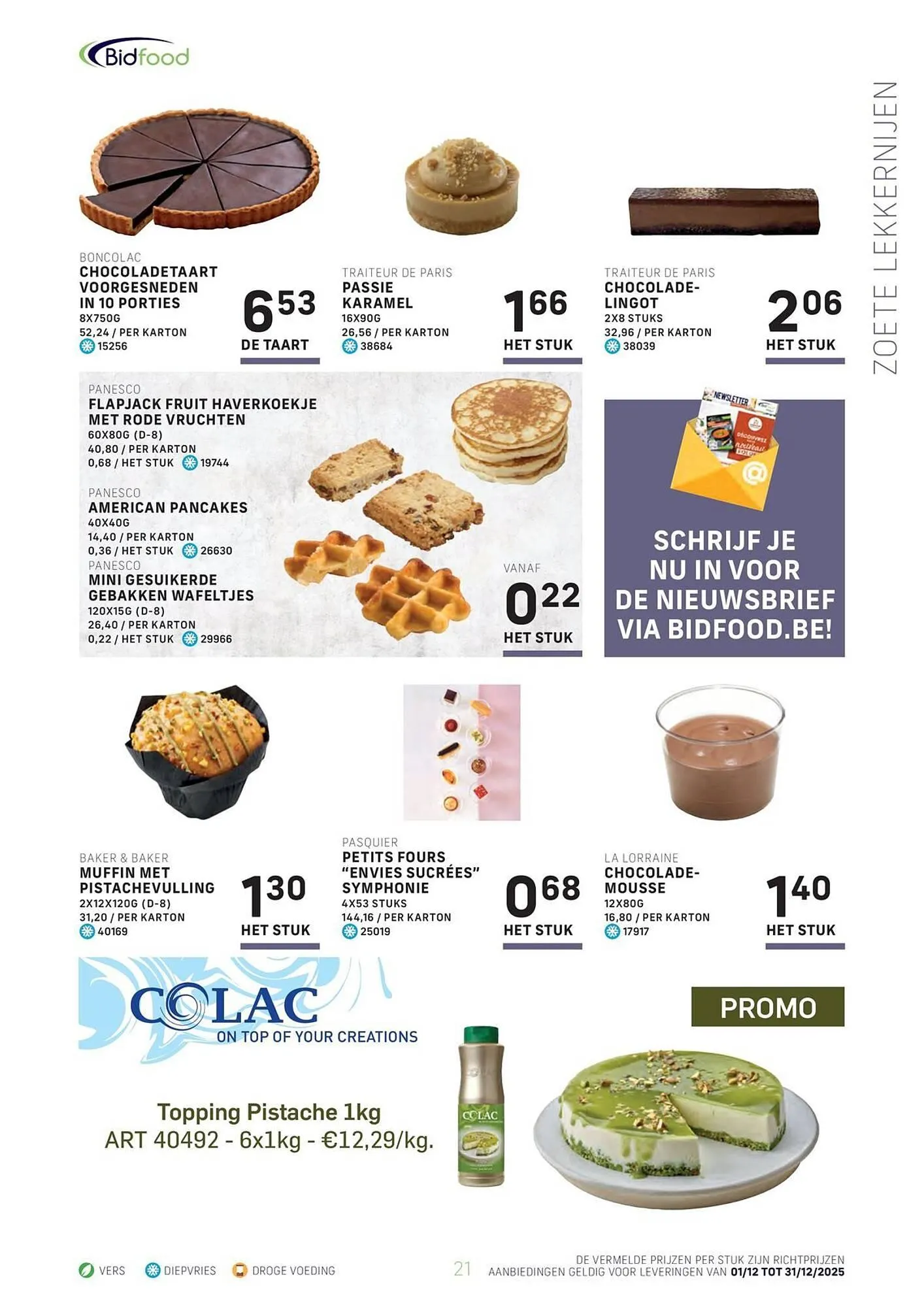 Bidfood magazine van 2 december tot 31 december 2025 - folder pagina 21