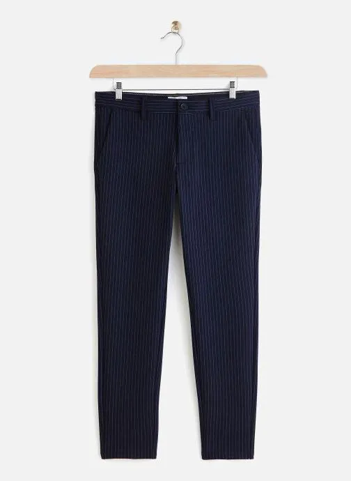 Onsmark Stripe Pant - Blauw