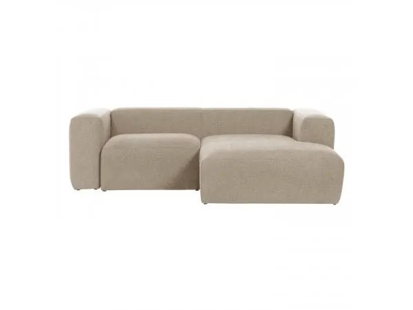 KAVE HOME 2-zit met chaise longue rechts BLOK - Beige