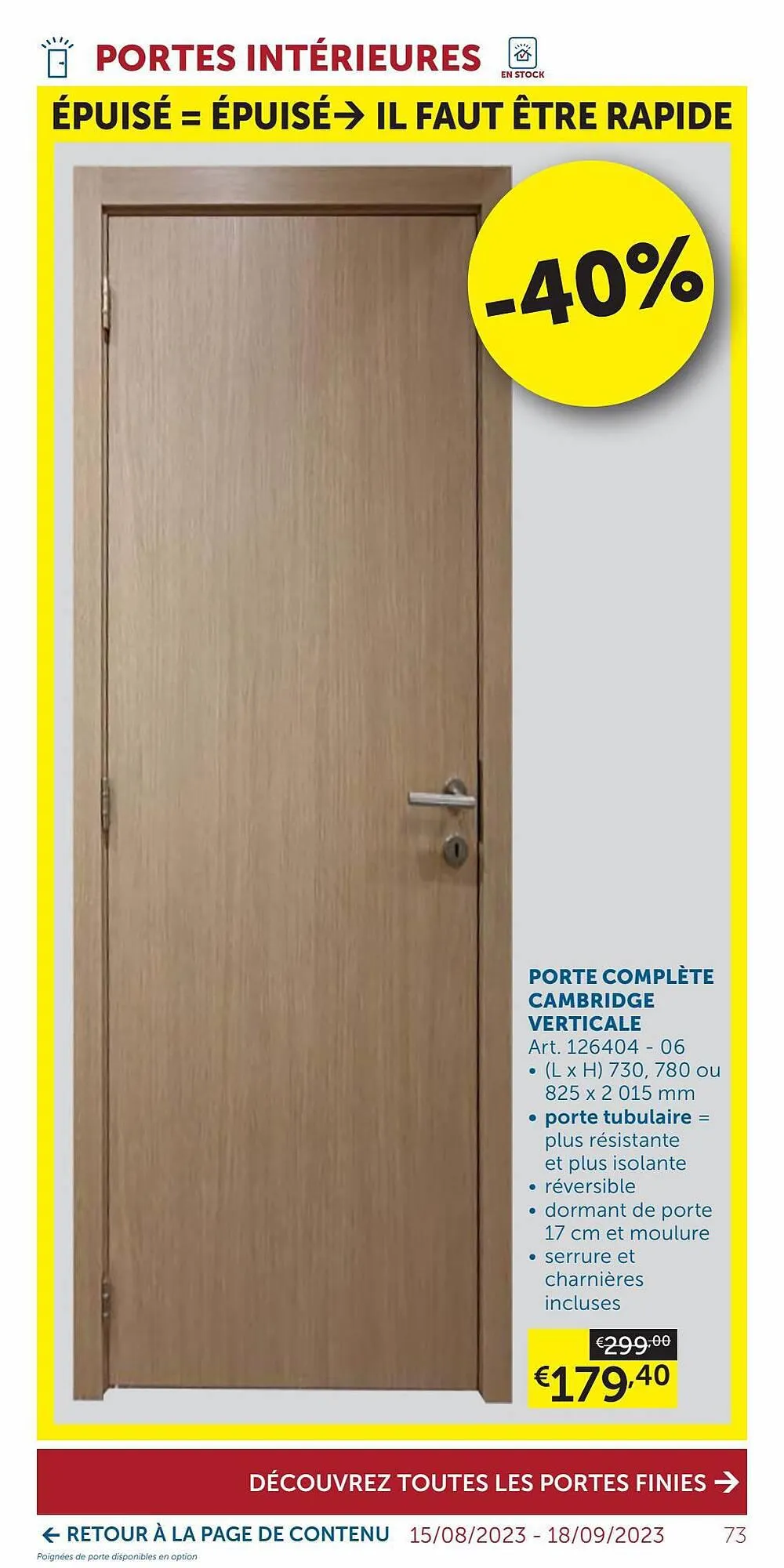 Zelfbouwmarkt folder van 19 september tot 16 oktober 2023 - folder pagina 73