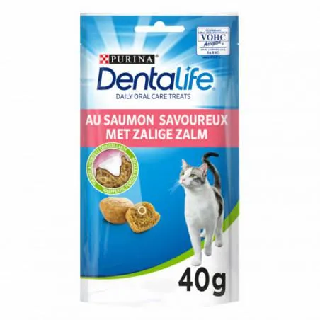 DENTALIFE chat Saumon adult 40g