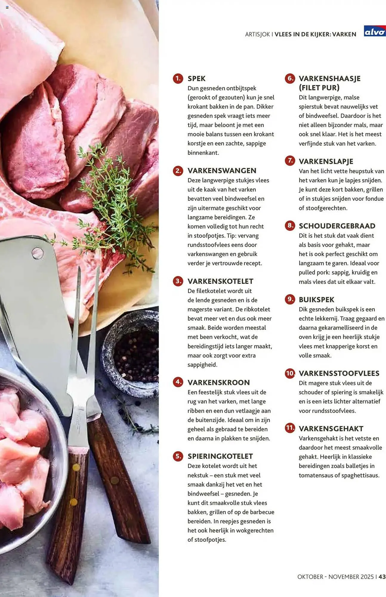 Alvo folder van 1 oktober tot 30 november 2025 - folder pagina 43