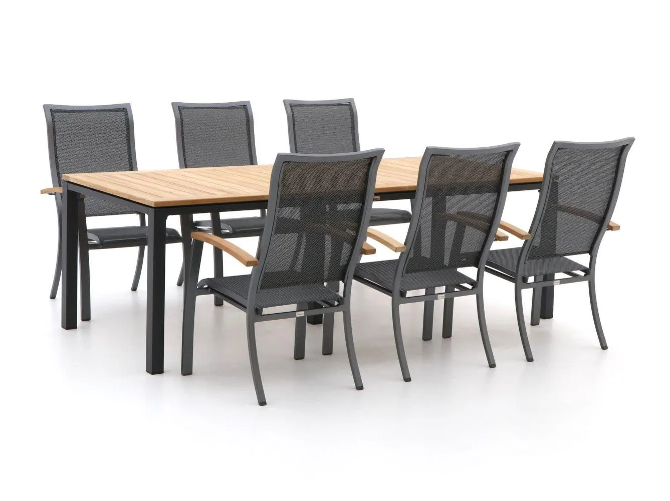 Bellagio Lugo/Linosa 240cm dining tuinset 7-delig stapelbaar