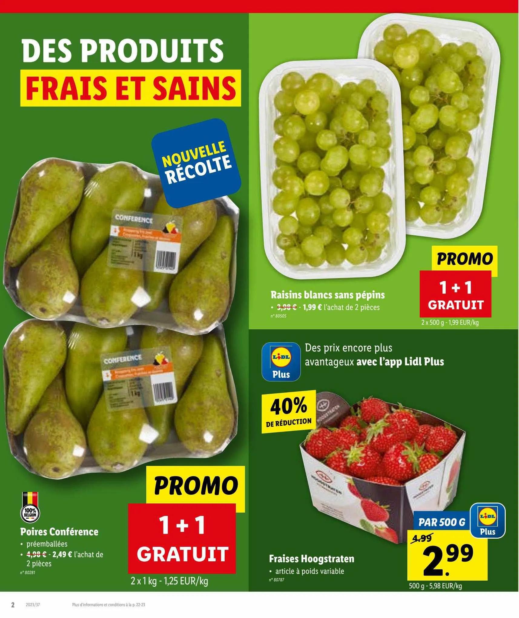 Lidl Folder (FR) van 11 september tot 11 september 2023 - folder pagina 2