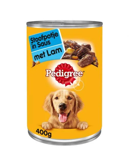 Pedigree Blik Stoofpotje Lam&Groente&Pasta - Hondenvoer