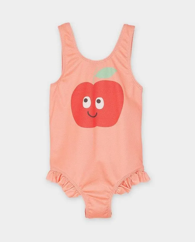 Badpak met appelprint