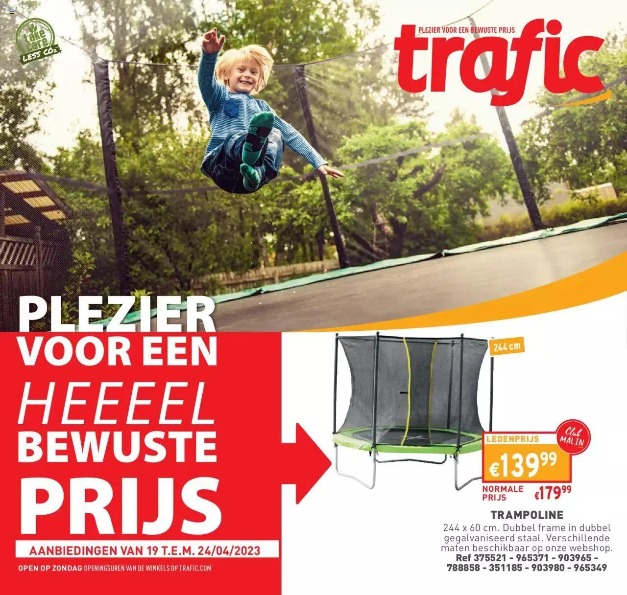 Trafic folder van 24 april tot 31 december 2023 - folder pagina 1