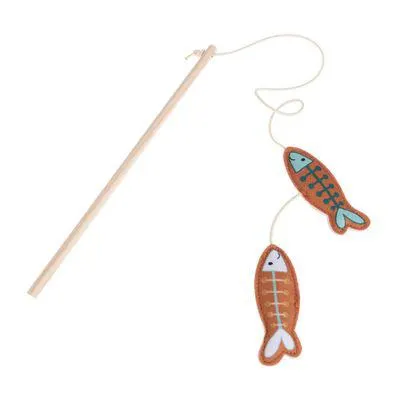 Canne à pêche TIAKI Poissons garnis de menthe à chat