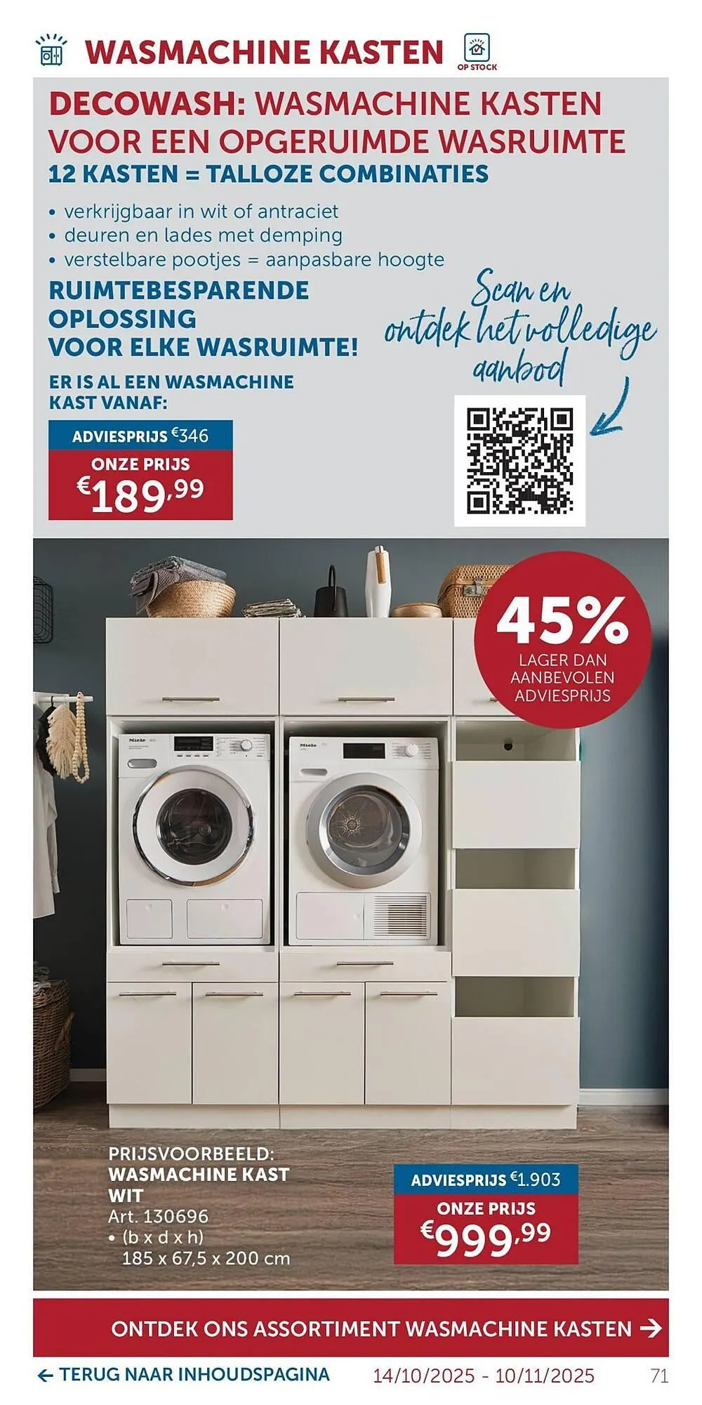 Zelfbouwmarkt folder van 14 oktober tot 10 november 2025 - folder pagina 71