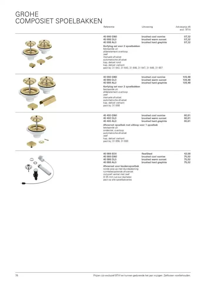 Catalogus Keuken van 16 oktober tot 31 december 2024 - folder pagina 76