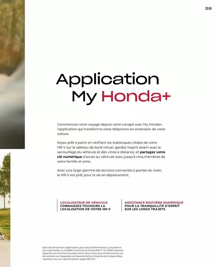 Honda HR-V E:HEV Full Hybrid van 21 november tot 21 november 2025 - folder pagina 39