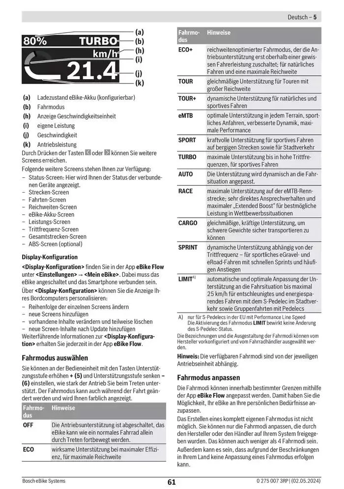 Electric Bike Manual van 12 februari tot 12 augustus 2025 - folder pagina 61