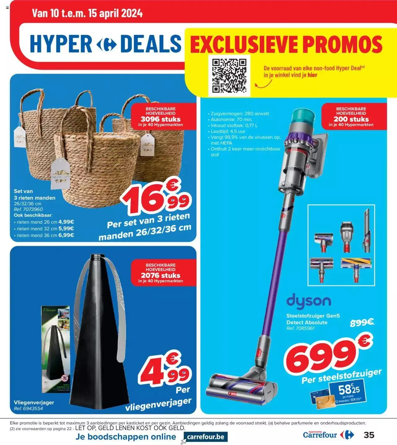 Carrefour folder week 15/16 van 22 april tot 31 december 2024 - folder pagina 35