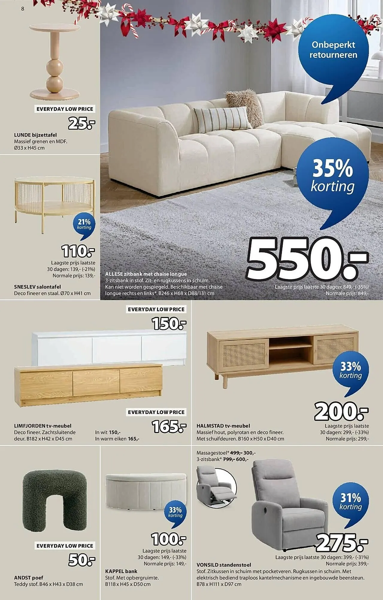 Jysk folder van 8 december tot 1 januari 2026 - folder pagina 9