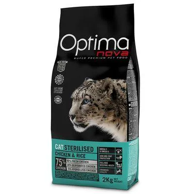 Croquettes Optimanova 8 kg pour chat : zooPoints x 2 !