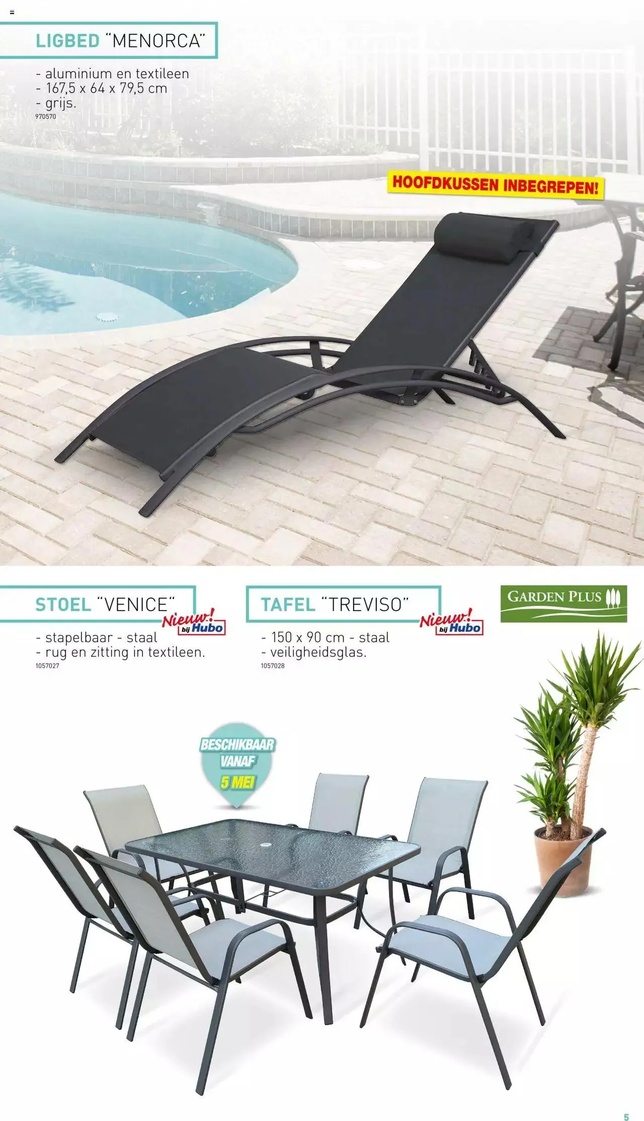Hubo - Tuinmeubelen Special 2023 van 30 juni tot 31 december 2023 - folder pagina 5