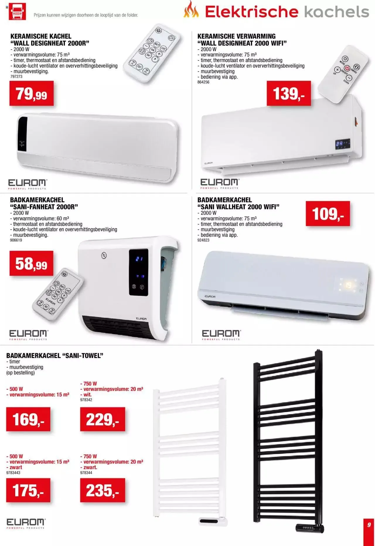 Hubo Verwarming Special van 1 maart tot 31 december 2024 - folder pagina 9