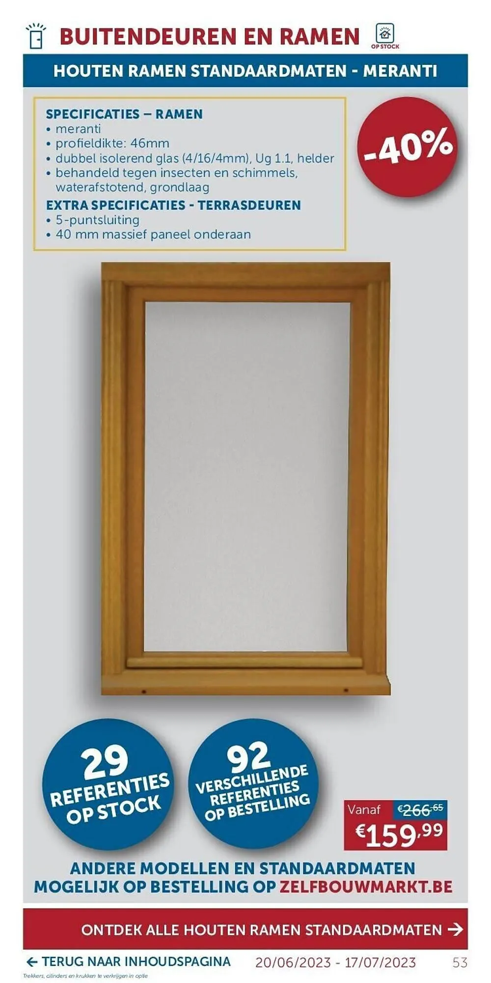 Zelfbouwmarkt folder van 20 juni tot 17 juli 2023 - folder pagina 53