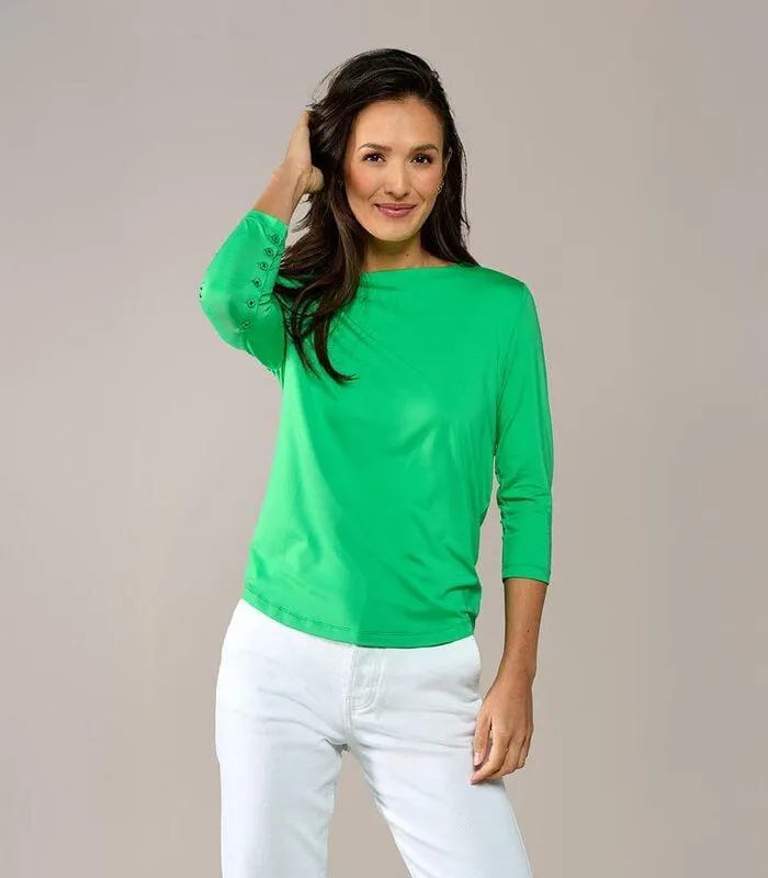 Caroline Tensen Oxford Top Groen