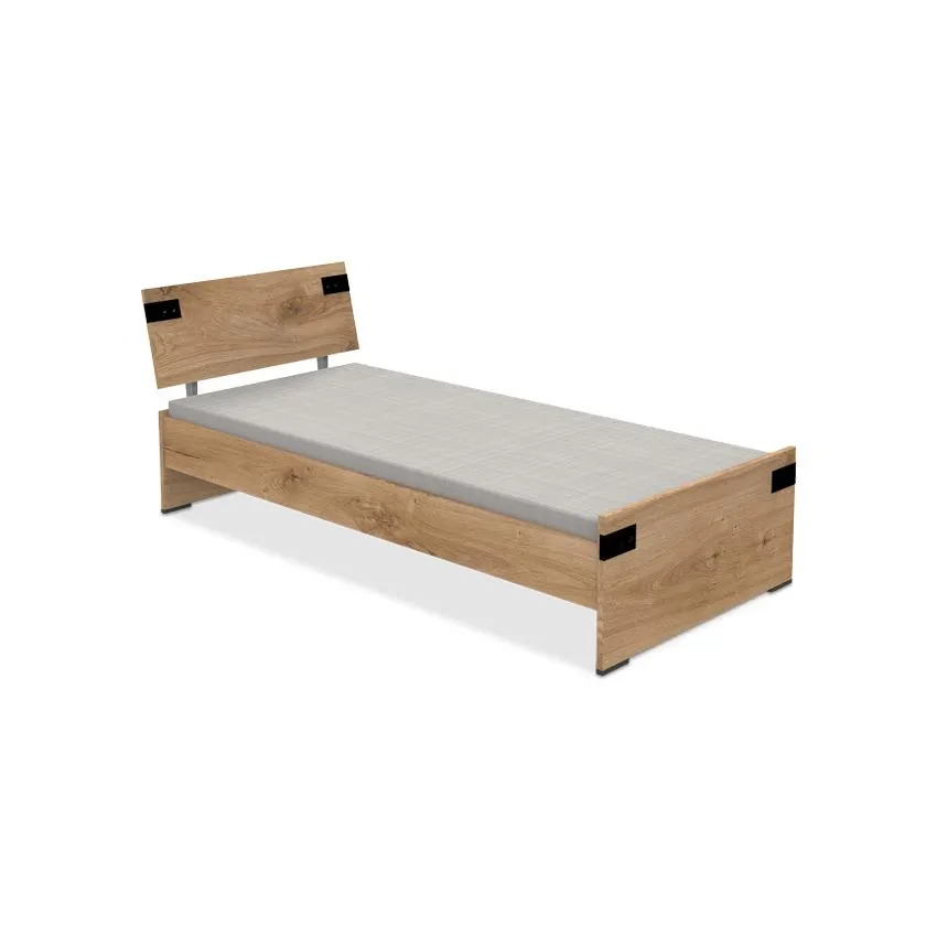 Bed HUVAR Plankeneiche 90x200