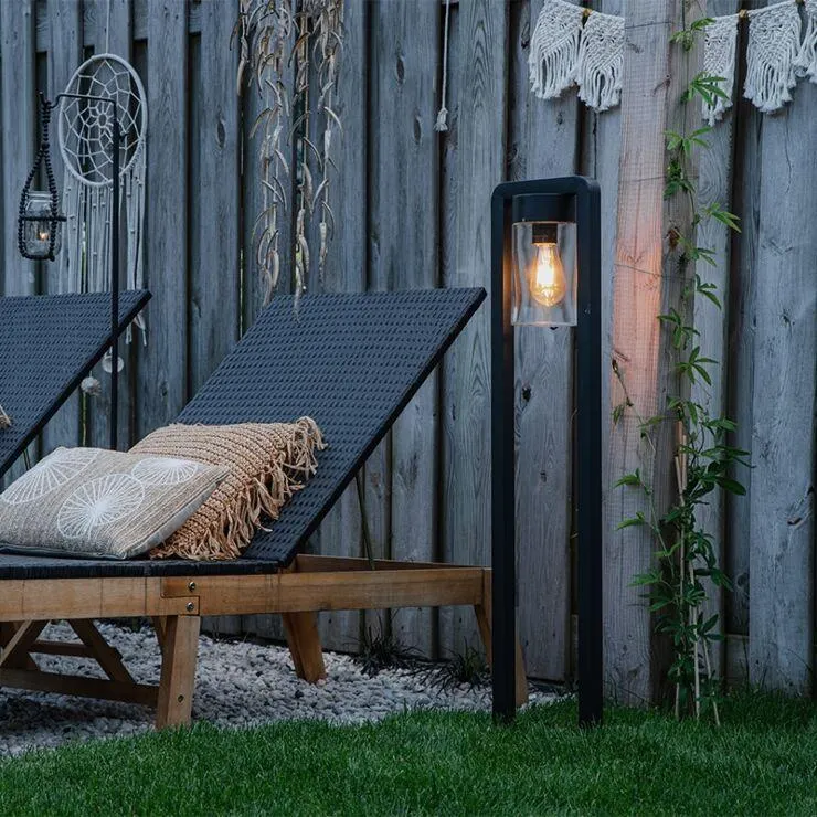 Moderne staande buitenlamp zwart IP44 - Jarra Balanco