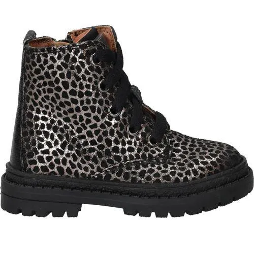 IK-KE Veterboots Zwart Meisjes