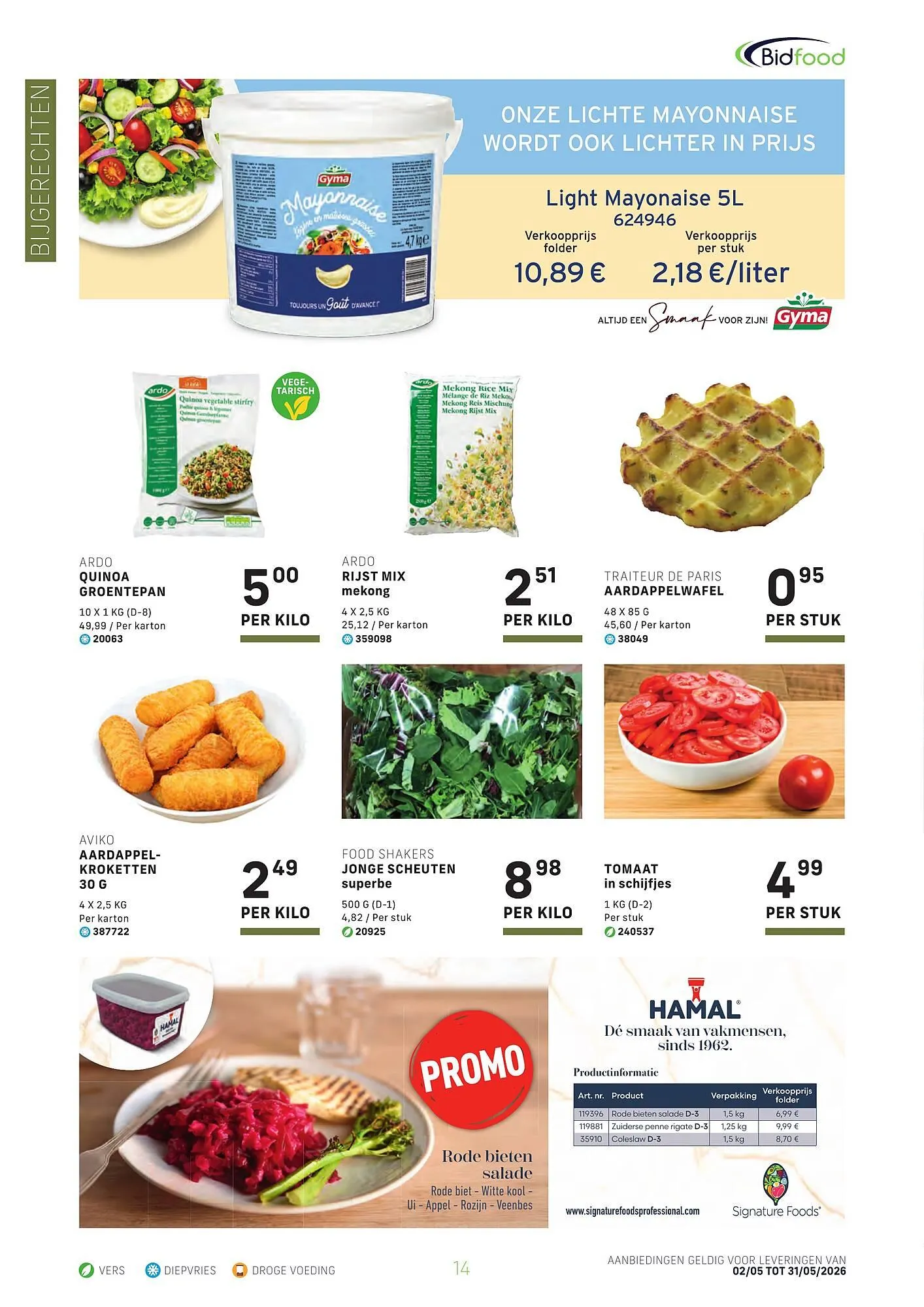 Bidfood folder van 2 mei tot 31 mei 2026 - folder pagina 14