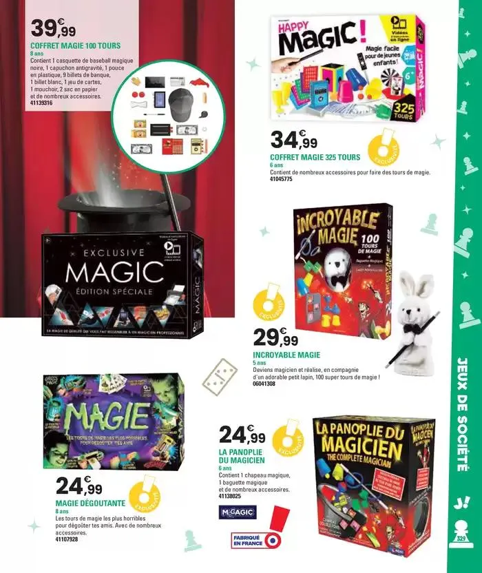 Jouez À L'infin van 29 oktober tot 5 december 2024 - folder pagina 329