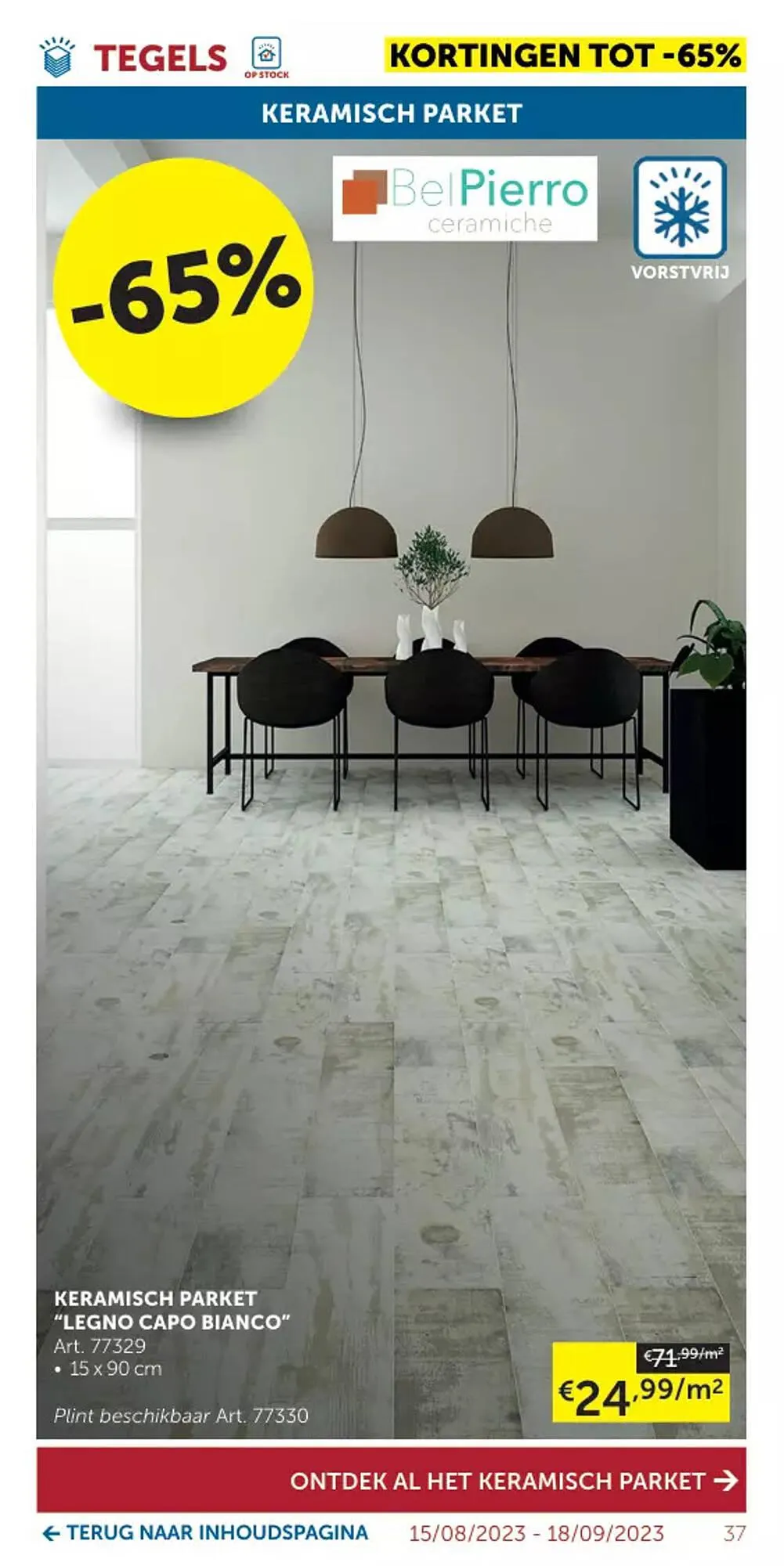 Zelfbouwmarkt folder van 15 augustus tot 18 september 2023 - folder pagina 37