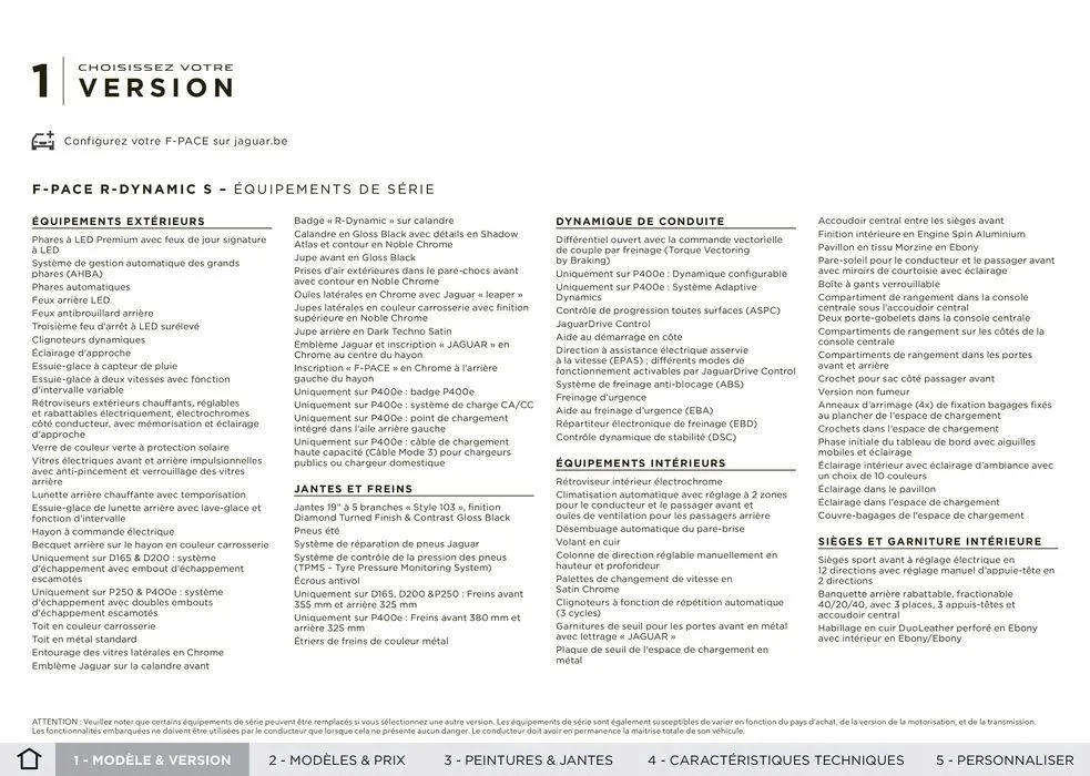 F-PACE van 5 oktober tot 5 oktober 2024 - folder pagina 4