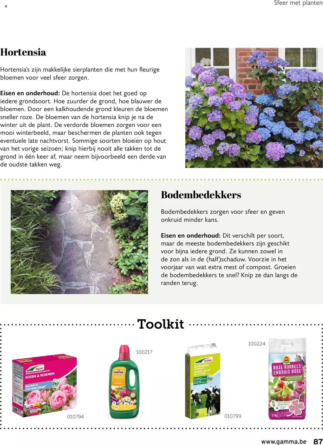 GAMMA tuinmagazine 2022 van 22 maart tot 31 december 2023 - folder pagina 87