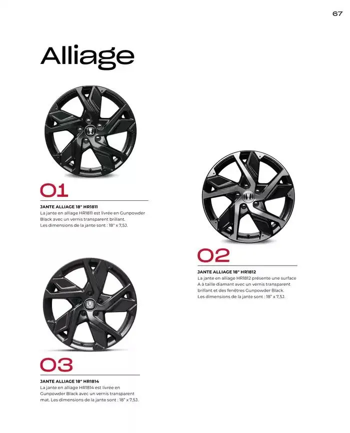 Honda HR-V E:HEV Full Hybrid van 21 november tot 21 november 2025 - folder pagina 67