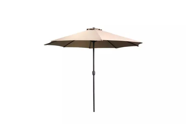 Parasol Nerissa Ø300cm taupe met beschermhoes