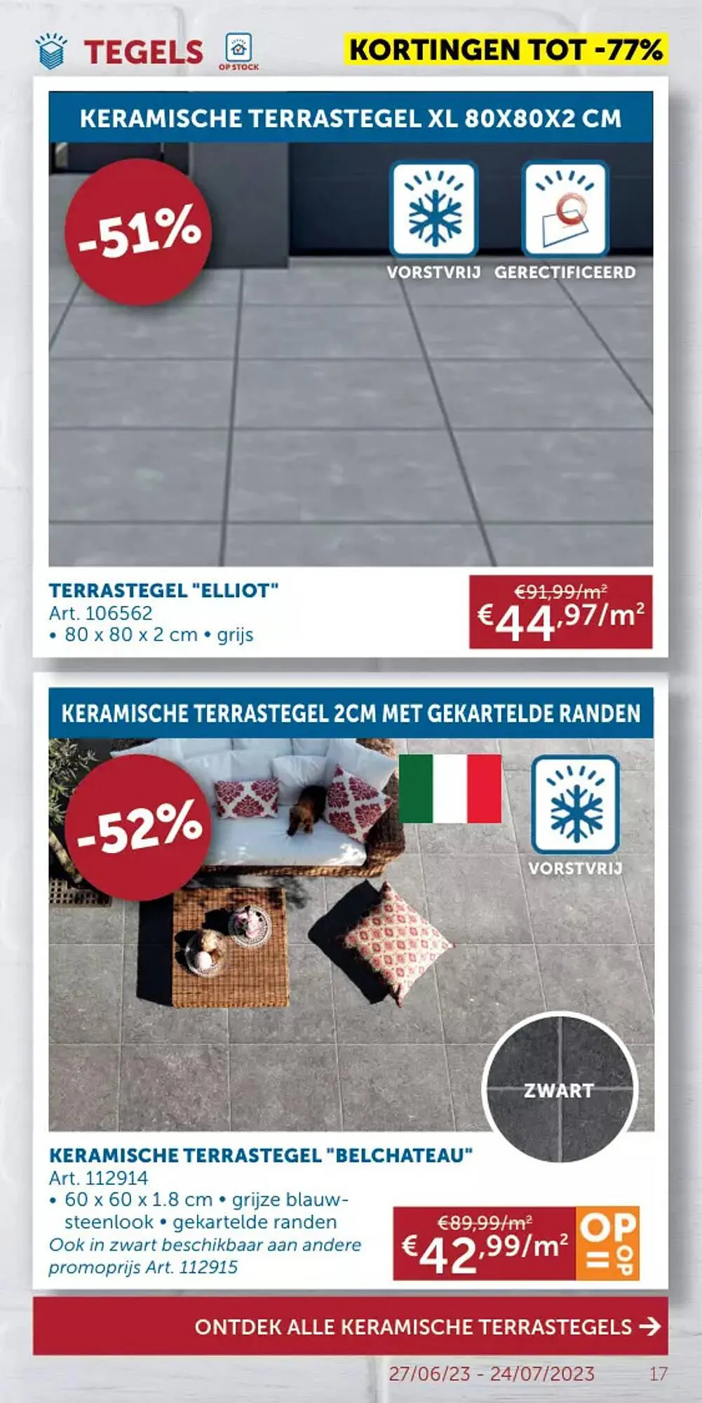 Zelfbouwmarkt folder van 27 juni tot 24 juli 2023 - folder pagina 17