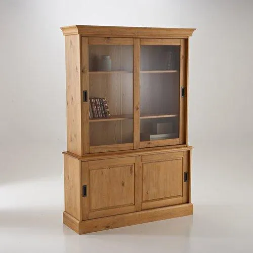 Buffet vaisselier, pin massif