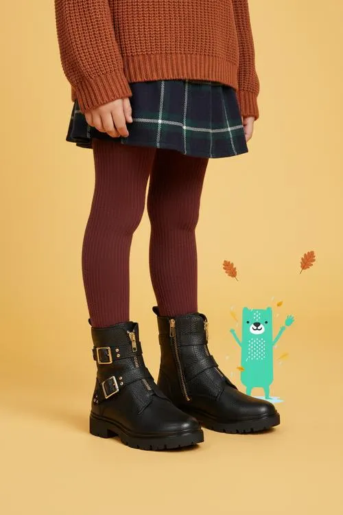 LOFF 1881 Bikerboots Zwart Meisjes