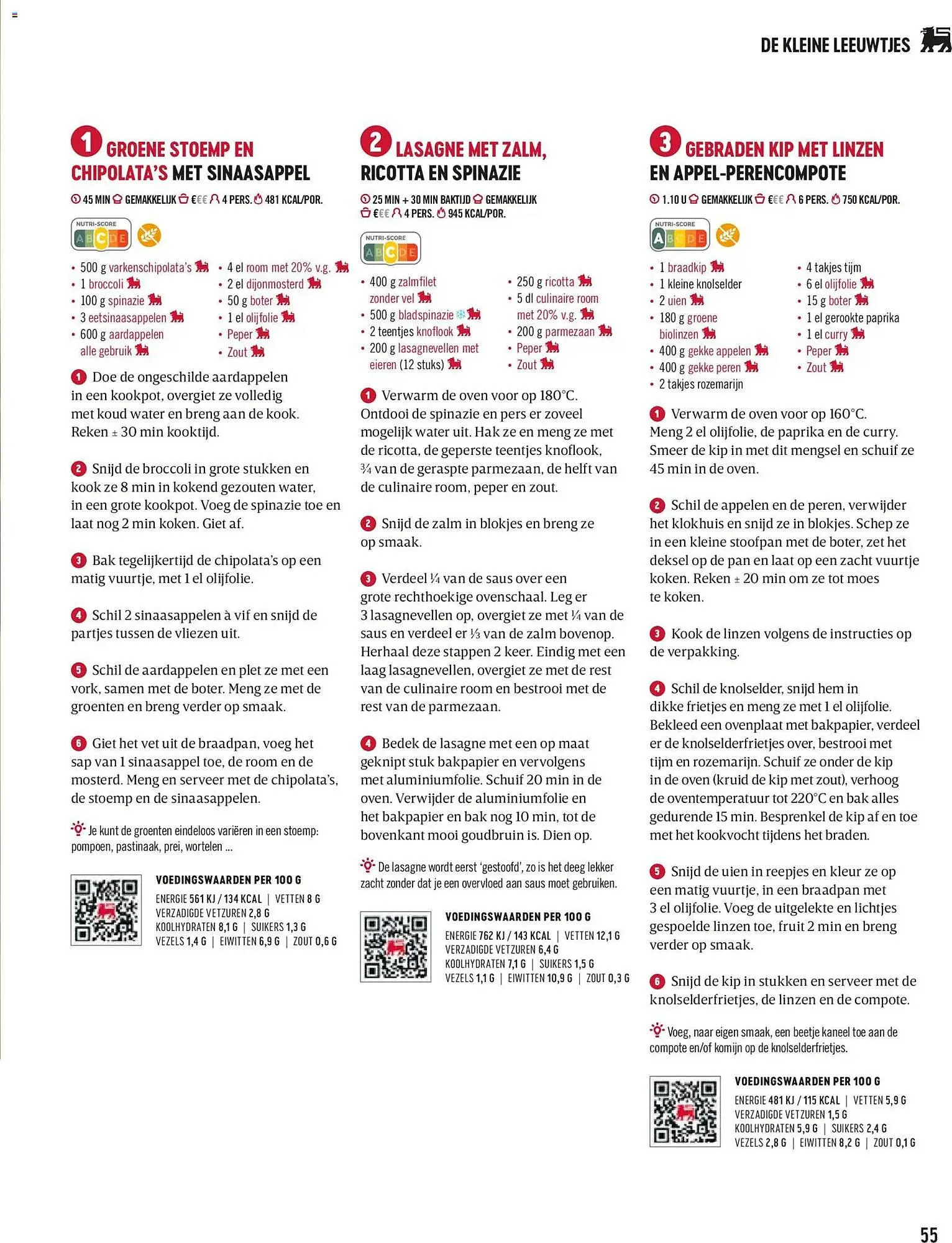 Delhaize magazine van 23 januari tot 31 maart 2026 - folder pagina 55