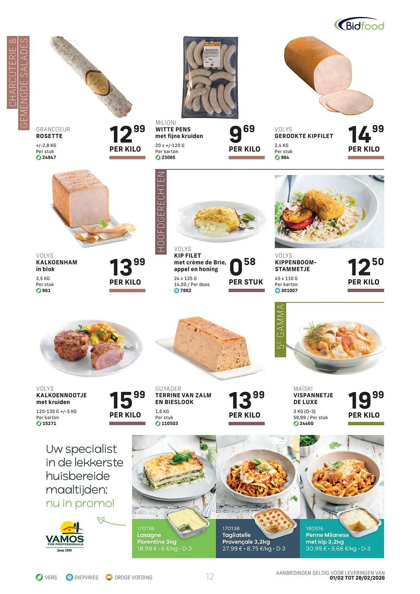 Bidfood folder van 2 februari tot 28 februari 2026 - folder pagina 12
