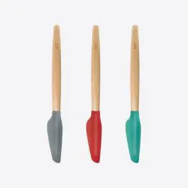 Spatel silicone beuken handvat 27cm