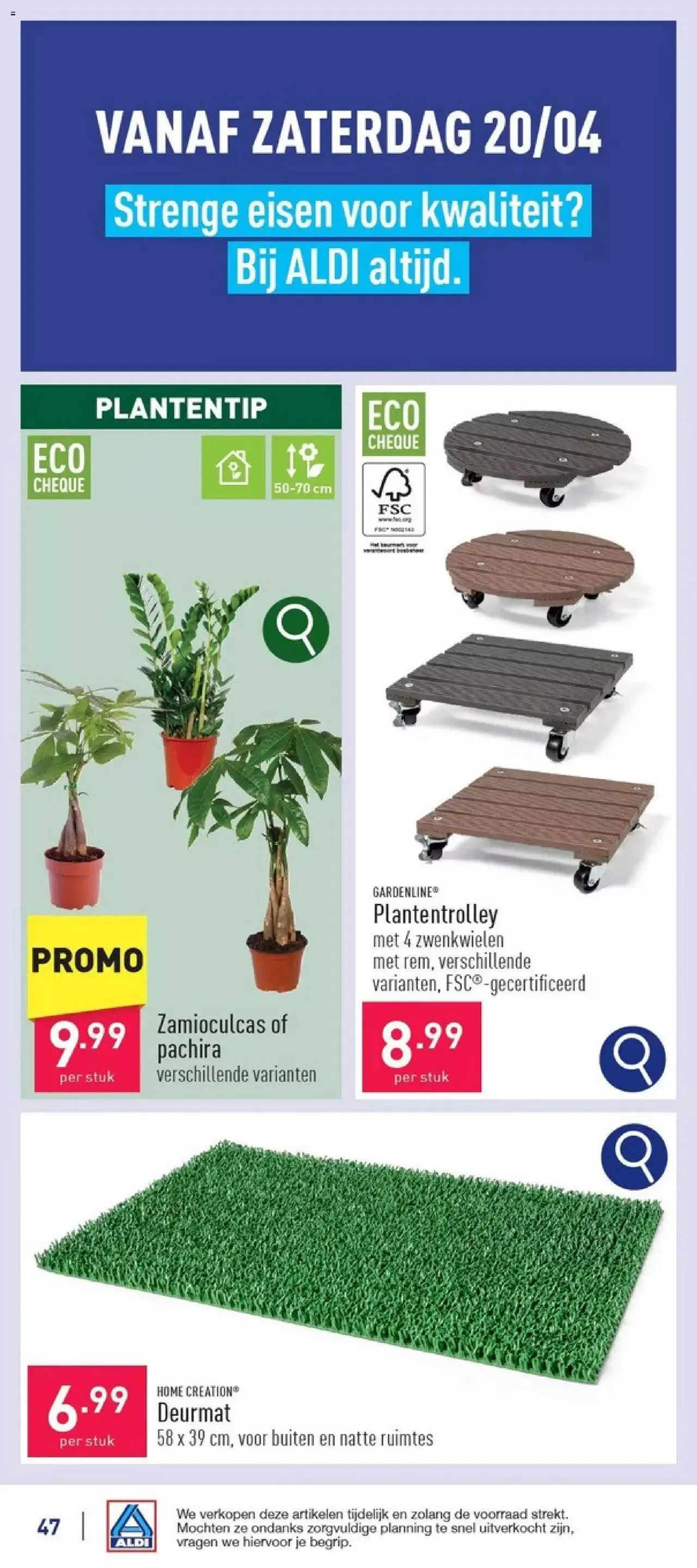 Aldi folder week 16 van 20 april tot 31 december 2024 - folder pagina 47