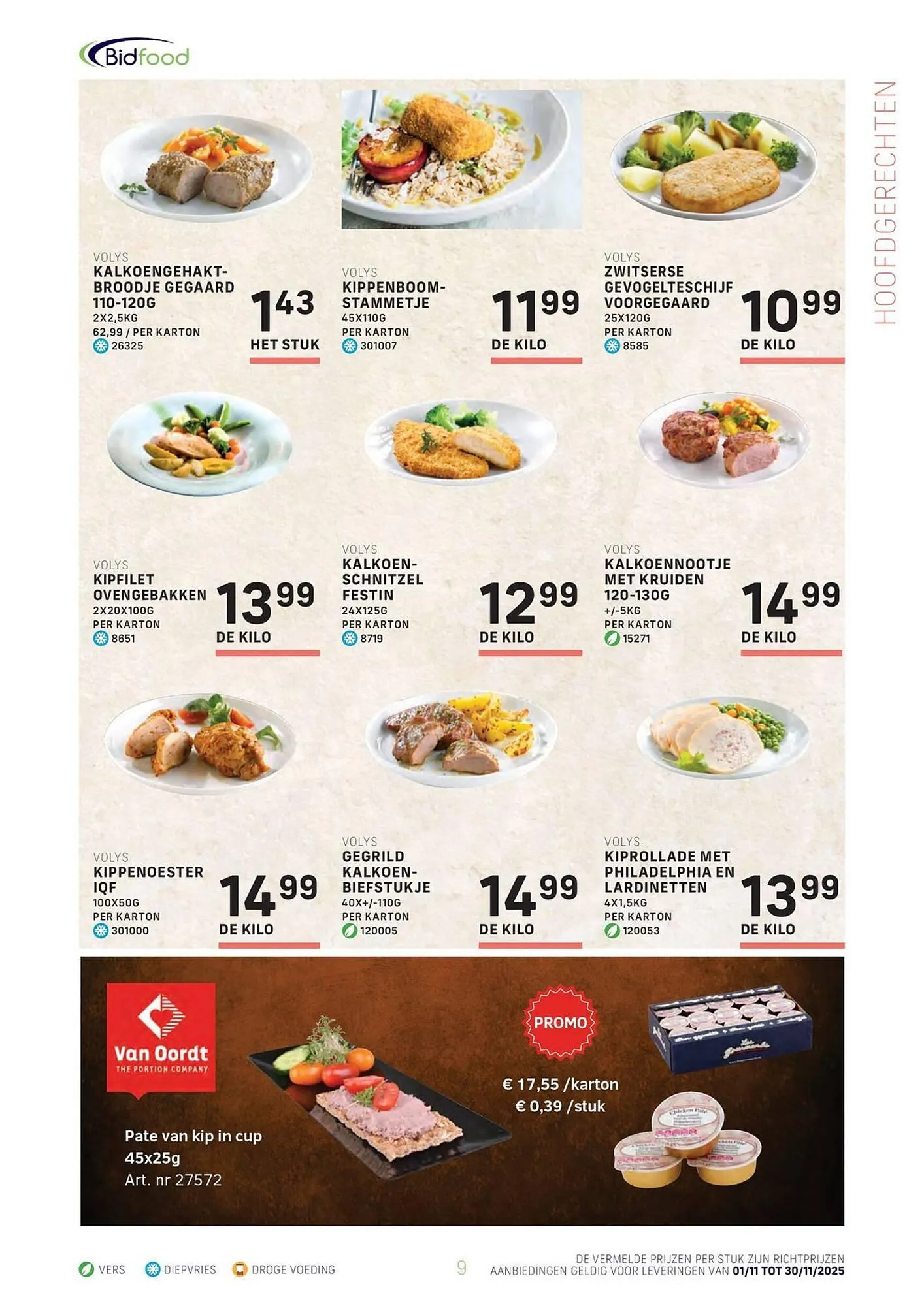 Bidfood folder van 31 oktober tot 30 november 2025 - folder pagina 9