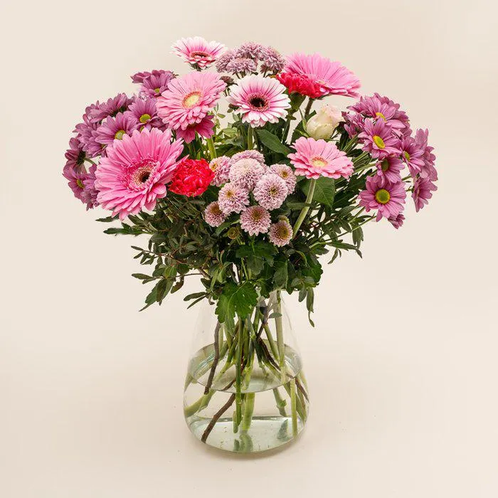 Boeket Zacht roze | M/L