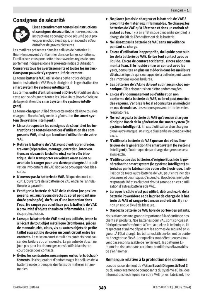 Electric Bike Manual van 12 februari tot 12 augustus 2025 - folder pagina 349