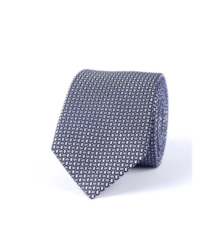 Stropdas zijde geometrisch