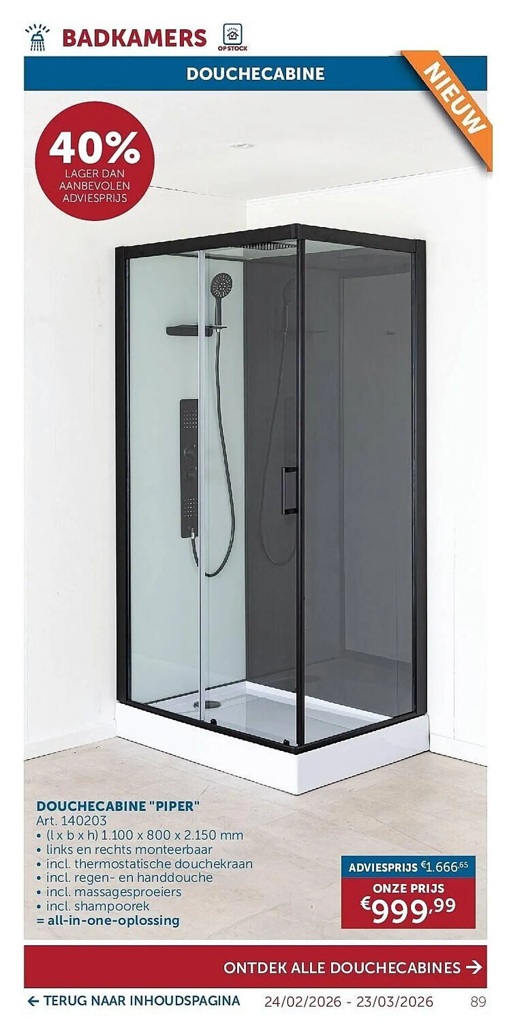 Zelfbouwmarkt folder van 24 februari tot 23 maart 2026 - folder pagina 89