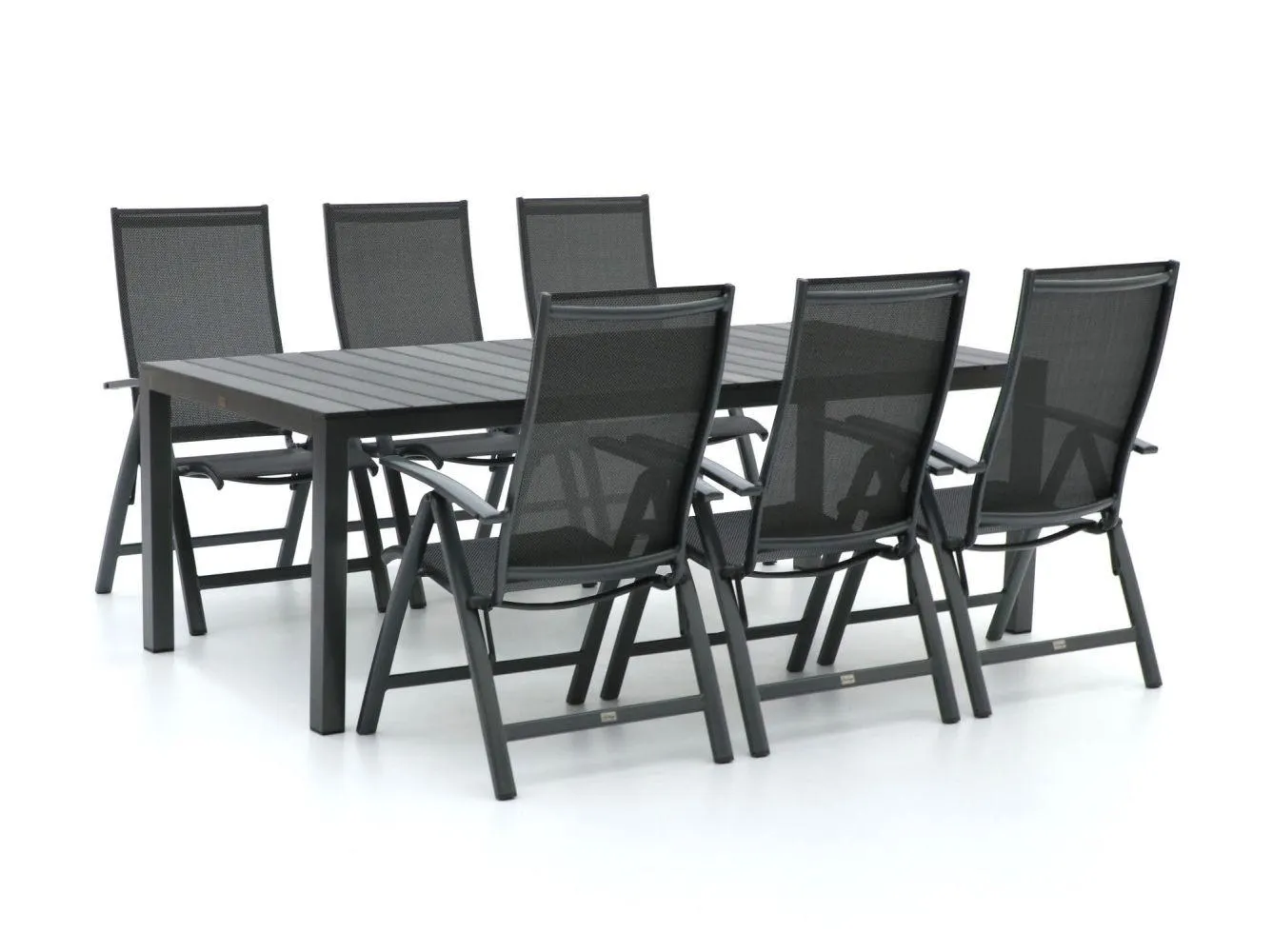 Bellagio Elegance/Fidenza 220cm dining tuinset 7-delig verstelbaar