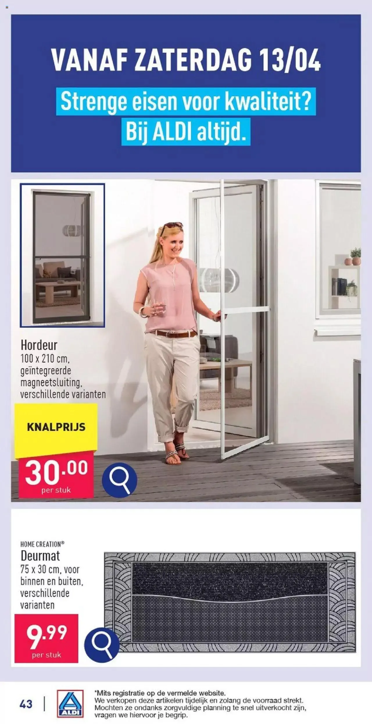 Aldi folder week 15 van 13 april tot 31 december 2024 - folder pagina 43