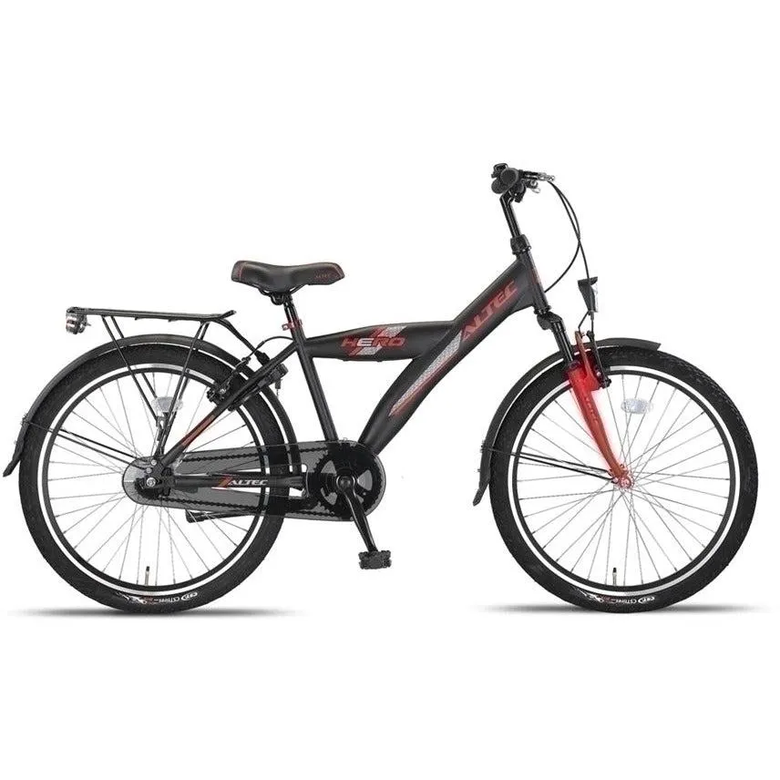 Altec Hero 24 inch jongensfiets Fire Red